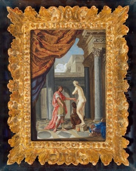 Pygmalion Und Galathea Oil Painting by Bertholet I Flemal