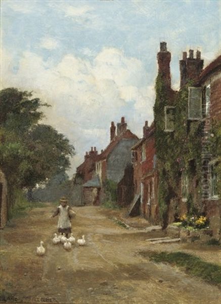 At Winchelsea, Sussex Oil Painting by Blandford Fletcher