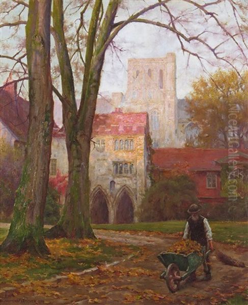 The Deanery Oil Painting by William Blandford Fletcher