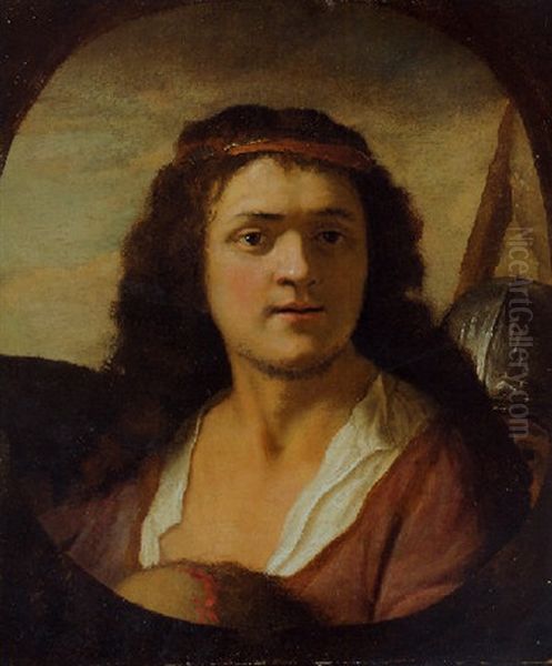 David With Saul's Arms And Armour Oil Painting by Govaert Flinck