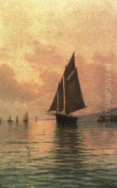 Pareja De Marinas Oil Painting by Enrique Florido Berruelo