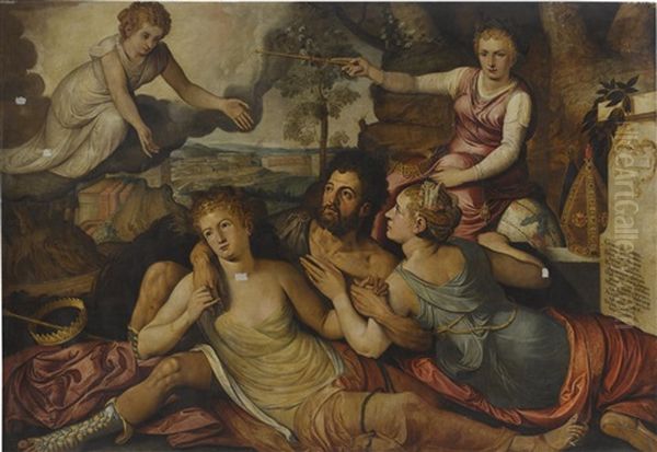 Allegory Of The Immortality Of Virtue Oil Painting by Frans Floris the Elder