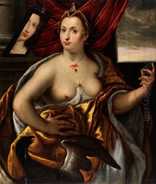 Allegorie Des Gesichtes Oil Painting by Frans Floris the Elder