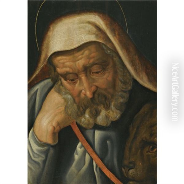 Saint Jerome Oil Painting by Frans Floris the Elder