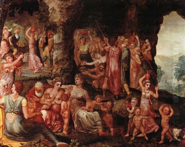 Alttestamentarische Szene Oil Painting by Frans Floris the Elder