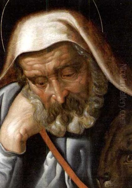 Der Evangelist Markus Oil Painting by Frans Floris the Elder