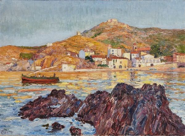 Collioure Oil Painting by Louis Floutier