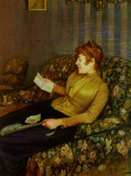 Reading The Letter by Ruggero Focardi