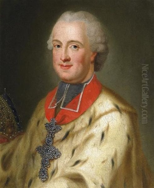 Portrat Des Maximilian Franz Von Osterreich, Erzbischof Und Kurfurst Von Koln (1756-1801) Oil Painting by Heinrich Foelix