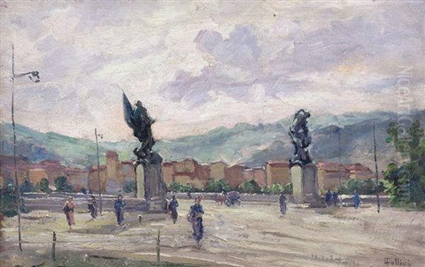 Monumenti Cittadini Oil Painting by Carlo Follini