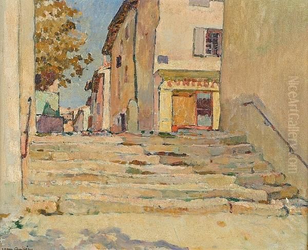 Rue Du Carpentra Oil Painting by Jean Aubrey