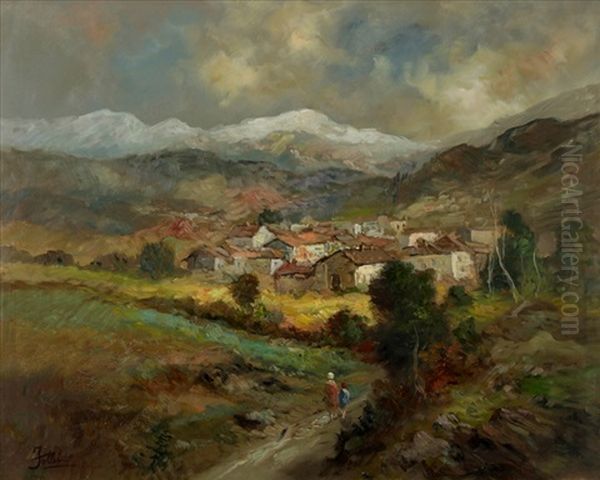 The Way Home Oil Painting by Carlo Follini