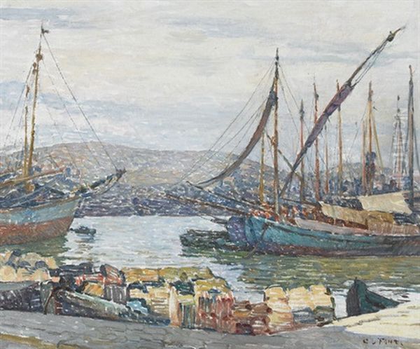 Barques De Tomates Oil Painting by Constantin Font