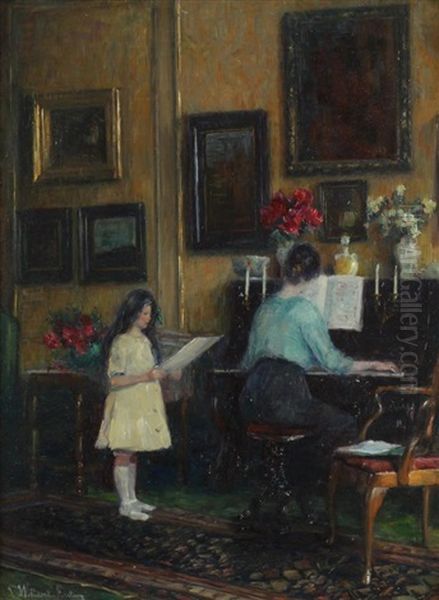 The Recital Oil Painting by Valentin Willaert Fontan