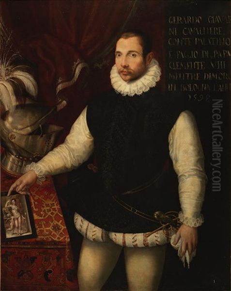 Portrait Of Gerardo Giavarini Oil Painting by Lavinia Fontana