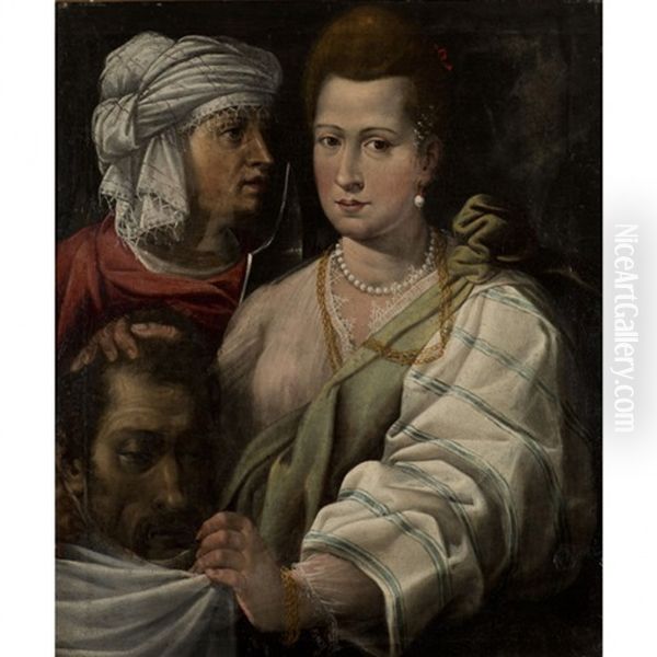 Judith Et Holopherne Oil Painting by Lavinia Fontana