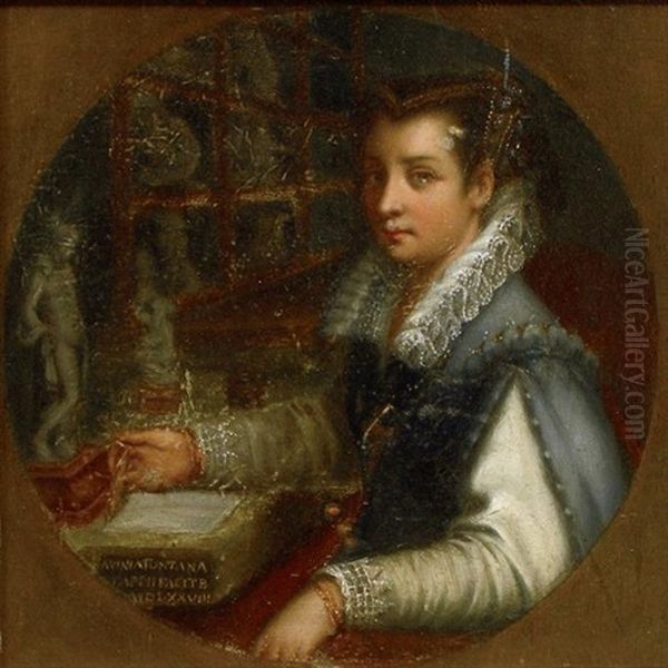 Autoportrait Oil Painting by Lavinia Fontana