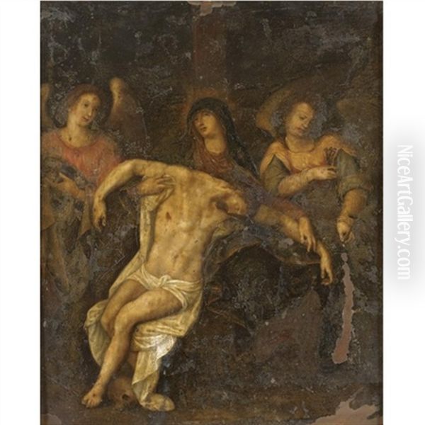 The Pieta Oil Painting by Lavinia Fontana