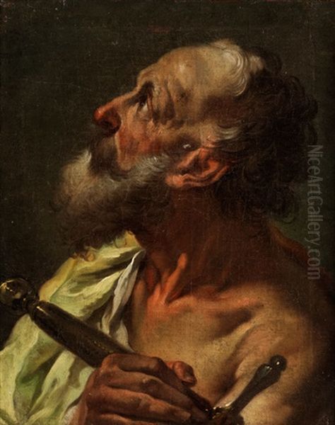 Bildnis Des Heiligen Paulus Oil Painting by Francesco Salvator Fontebasso