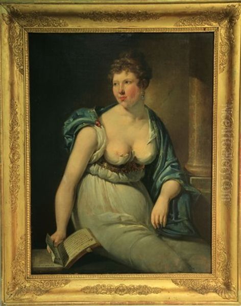 Femme Au Livre Oil Painting by Pieter Fonteyn