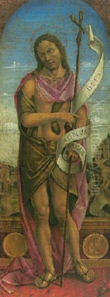 Saint John The Baptist Oil Painting by Vincenzo de Foppa