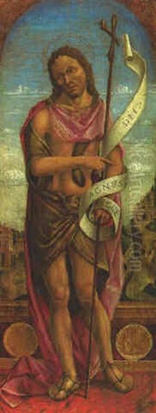 Saint John The Baptist Oil Painting by Vincenzo de Foppa