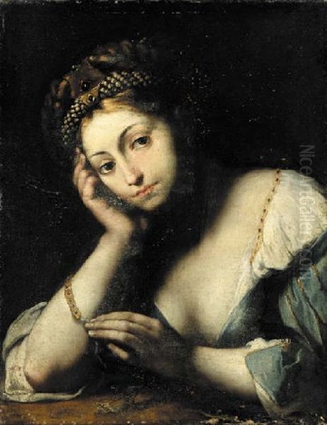 The Magdalen Oil Painting by Girolamo Forabosco