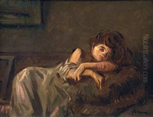 Le Repos Oil Painting by Jean-Louis Forain