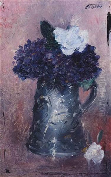 Violets Oil Painting by Jean-Louis Forain