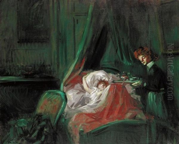 Le Lendemain Des Noces Oil Painting by Jean-Louis Forain