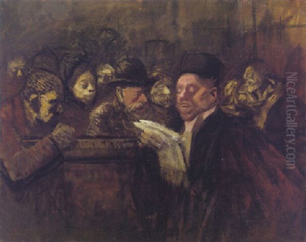 The Lawyer Oil Painting by Jean-Louis Forain