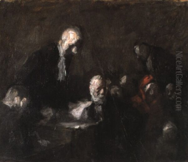 Le Tribunal by Jean-Louis Forain