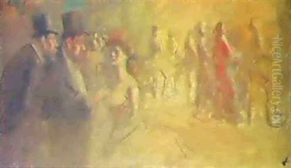 Apres La Danse Oil Painting by Jean-Louis Forain