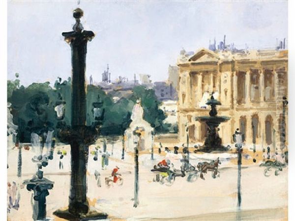 Paris Oil Painting by Charles Stuart Forbes