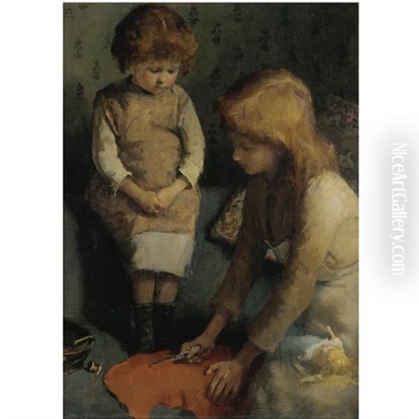 Little Sister Oil Painting by Elizabeth Adela Forbes