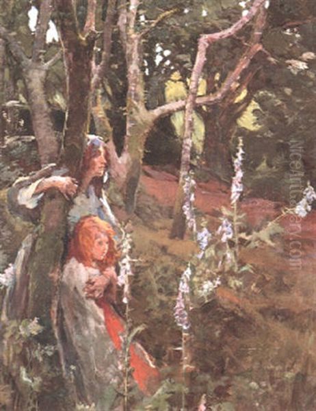 The Enchanted Wood Oil Painting by Elizabeth Adela Forbes