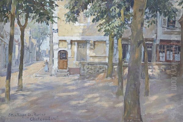 Chateaudun Oil Painting by Stanhope Forbes