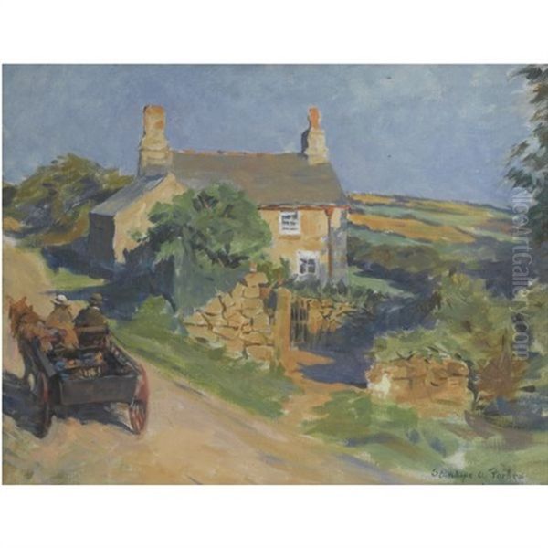 Returning Home Oil Painting by Stanhope Forbes