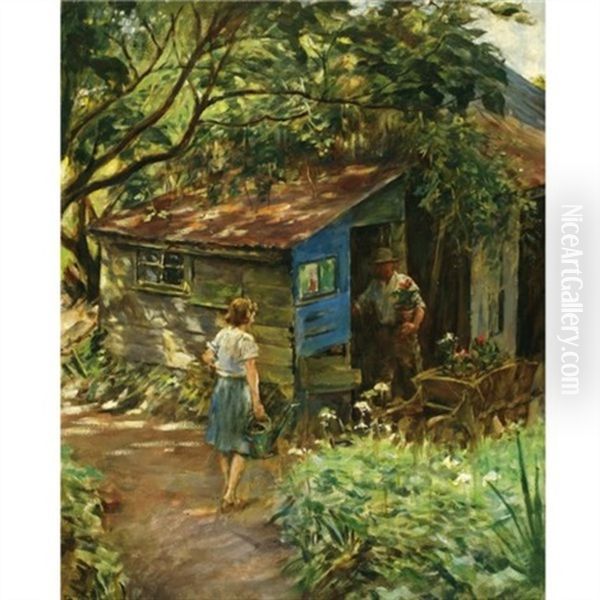 The Potting Shed by Stanhope Forbes