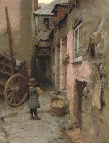 Daily Bread Oil Painting by Stanhope Forbes