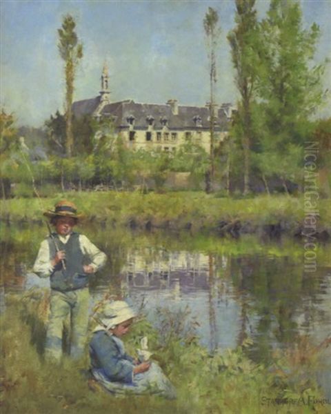 The Convent Oil Painting by Stanhope Forbes