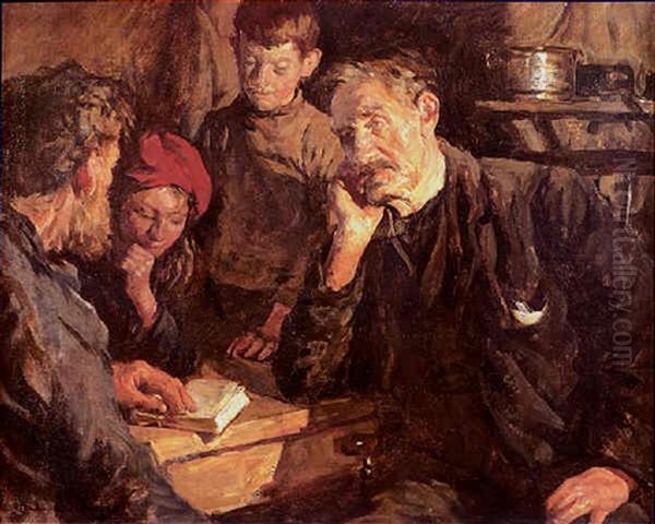 Treasure Island Oil Painting by Stanhope Forbes