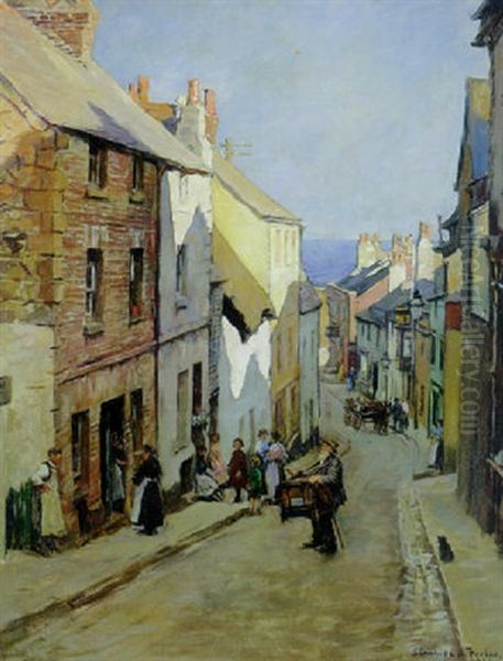 A Street Harmony by Stanhope Forbes