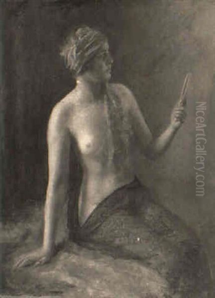 Odalisque Oil Painting by Stanhope Forbes