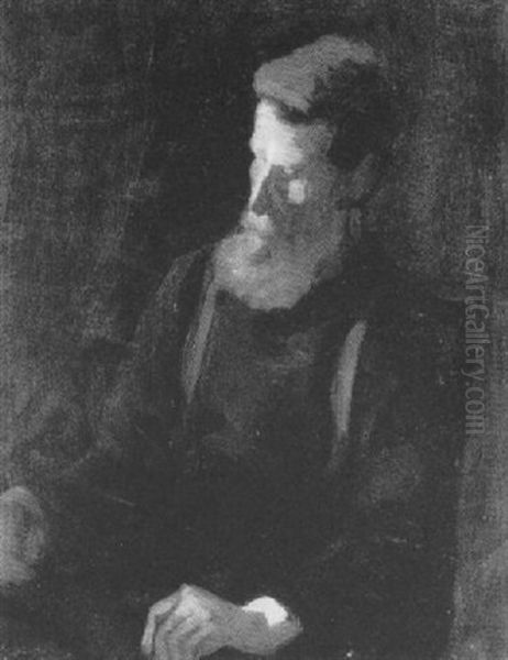 Portrait Of Henry Kitchen Oil Painting by Stanhope Forbes