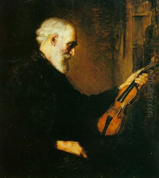 The Violinist Oil Painting by Stanhope Forbes