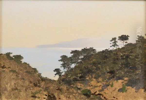 California Coast Oil Painting by Lockwood de Forest