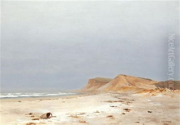 Beach, Montauk, Long Island Oil Painting by Lockwood de Forest