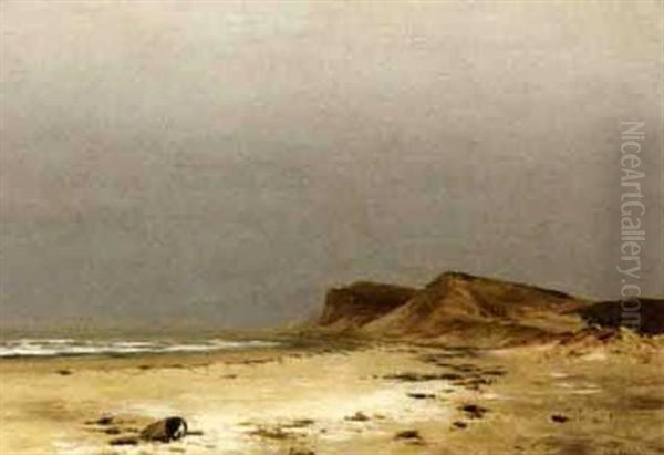 Beach, Montauk, Long Island Oil Painting by Lockwood de Forest