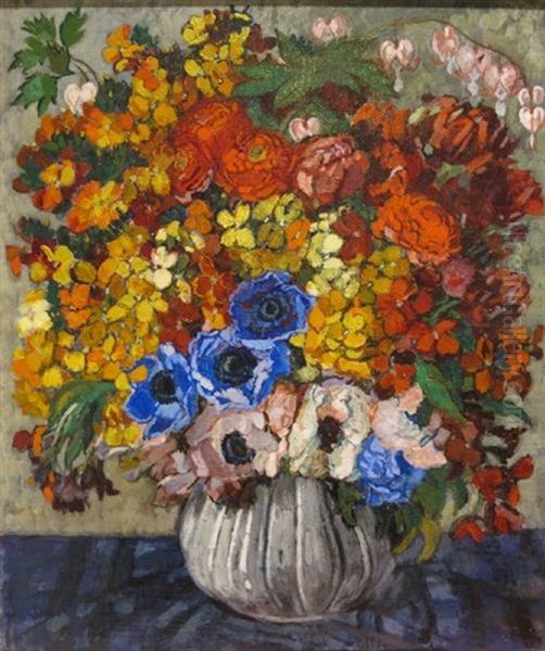 Le Grand Bouquet Oil Painting by Henry-Claudius Forestier